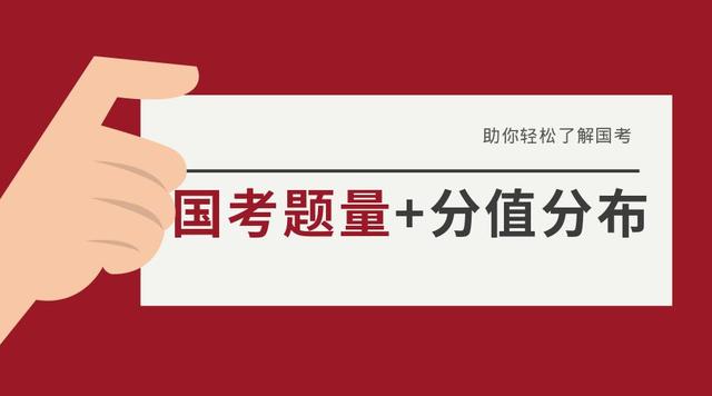 2019年國(guó)家公務(wù)員考試，行測(cè)分值分布表匯總！