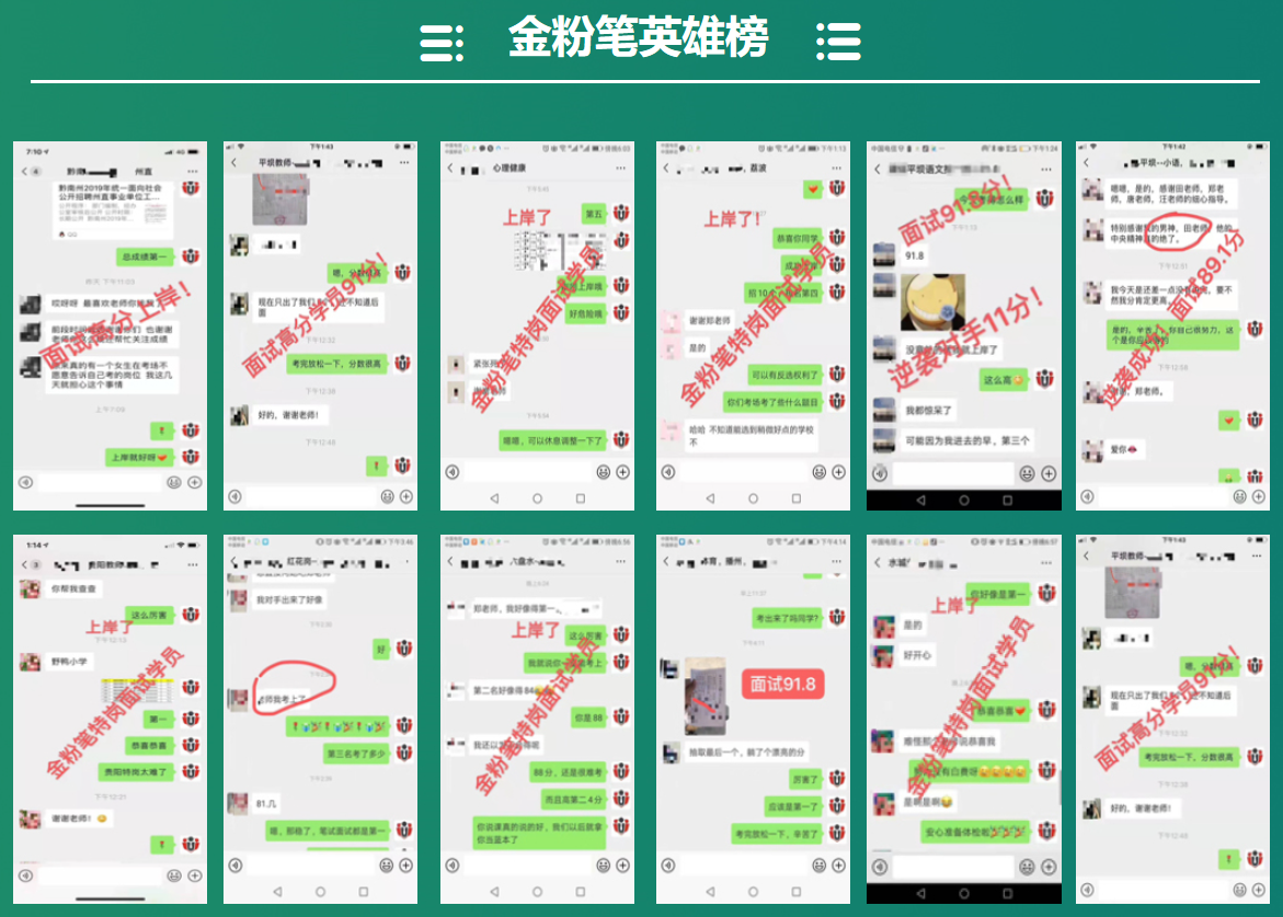 貴陽中小學(xué)、幼兒教師招聘成功上岸學(xué)員
